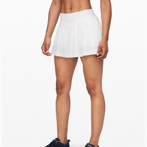 Lululemon Pleat To Street Skirt III White Sz 4 NWT
